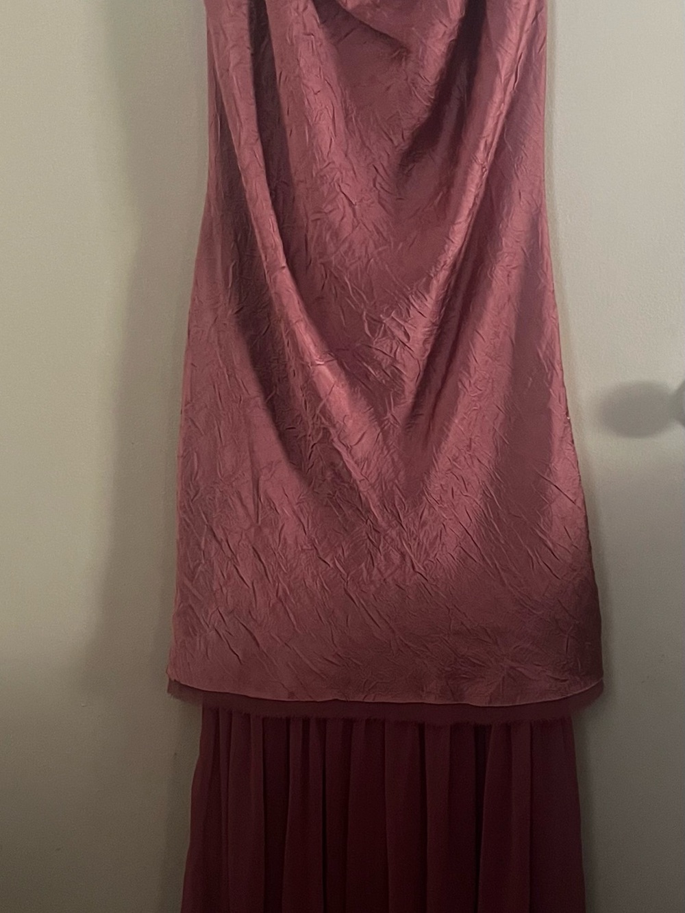 Zara Mauve Maxi Slip Dress
